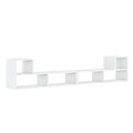 Comoda TV, Minima, Pero, 110 x 43 x 30 cm, pal melaminat, alb