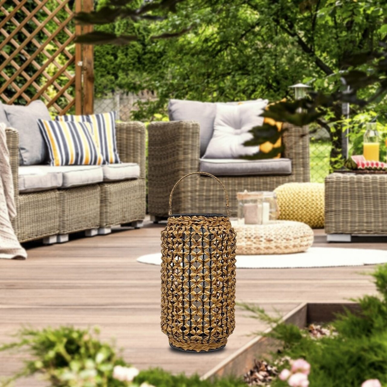 Lampadar, L'essentiel Maison, 701CHD1575, Stejar / Negru