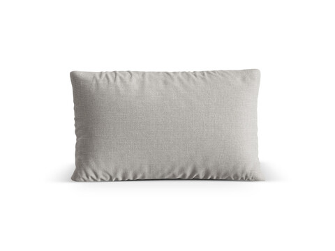 Perna decorativa, Nuria-215, Micadoni Home, 60x40x17 cm, tesatura structurata chenille, gri deschis