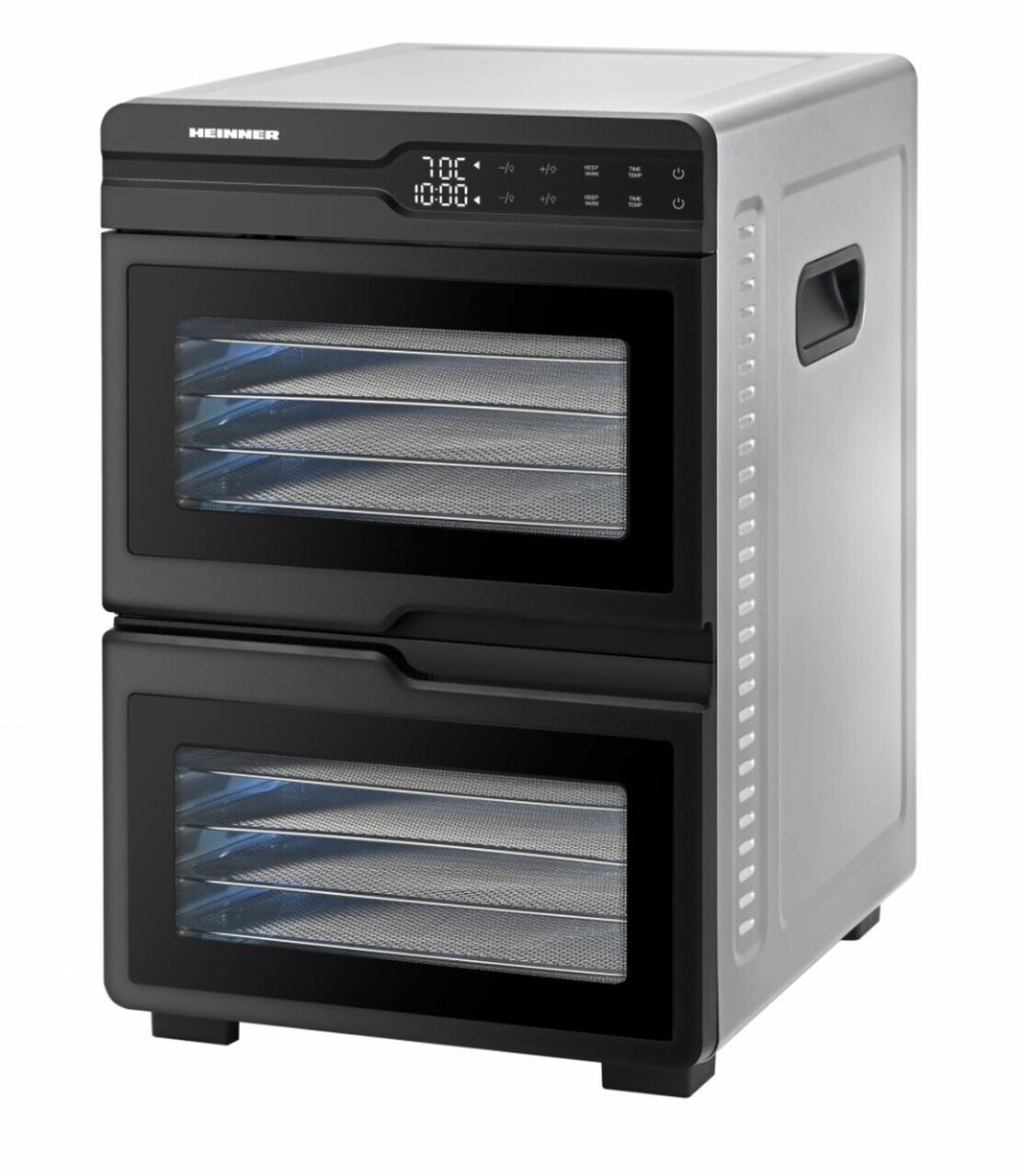 Deshidrator fructe si legume DualDry Pro, Heinner, 1000-1200W, argintiu/negru - view 9