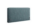 Tablie de pat 180 cm, Micadoni Home, Olivia-201, tesatura structurata chenille, verde albastrui melange