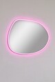 Oglinda cu Iluminare Led, Mirrorland, Piago, Oglindă indestructibilă cu obturator, Roz