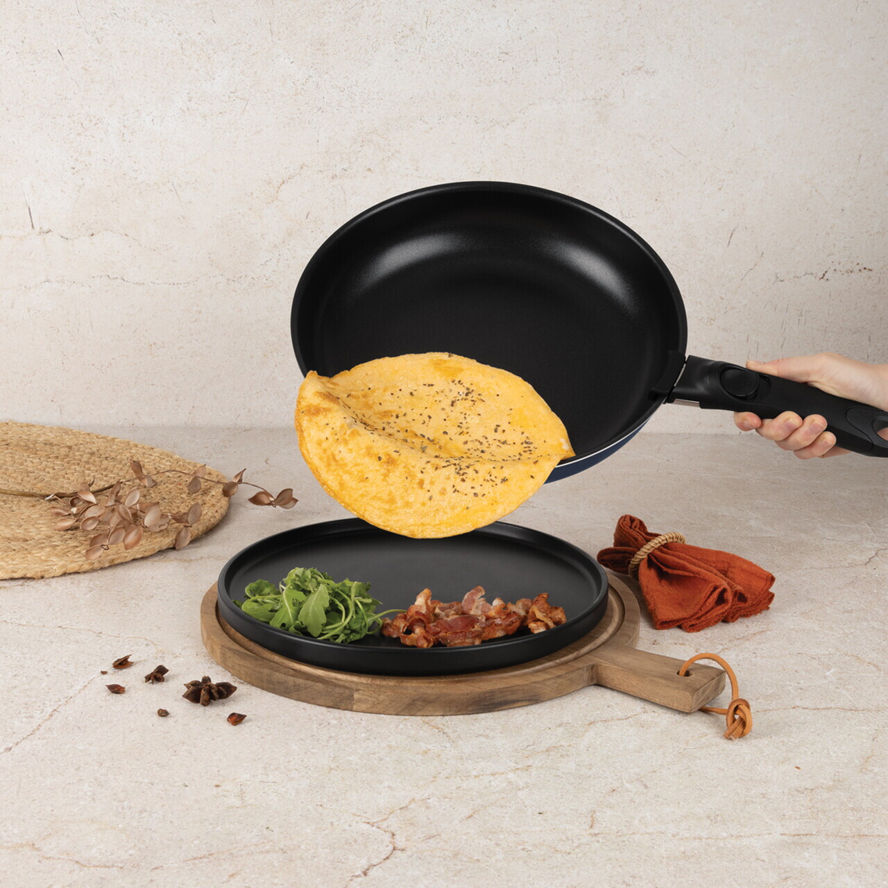Set pentru gatit Berlinger Haus, Deep Sea, 10 piese, aluminiu, albastru mat/gri - imagine 5