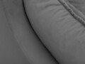 Canapea extensibila, Freesia, Mazzini Sofas, 3 locuri, cu lada de depozitare, 215x94x90 cm, catifea, gri deschis