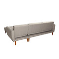 Coltar, Unique Design, 867UNQ1411, Lemn de carpen, Crem