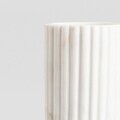 Suport pentru tacamuri Marble Stripes, Homla, 10.5x13 cm, marmura, alb