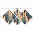 Set 4 tablouri decorative, 4MDF1711530928, MDF, Imprimat UV, Multicolor