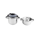 Set 2 oale cu capac Orbit, Karaca, 4 l/6 l, otel