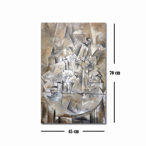 Tablou decorativ, FAMOUSART-062, Canvas, Dimensiune: 45 x 70 cm, Multicolor