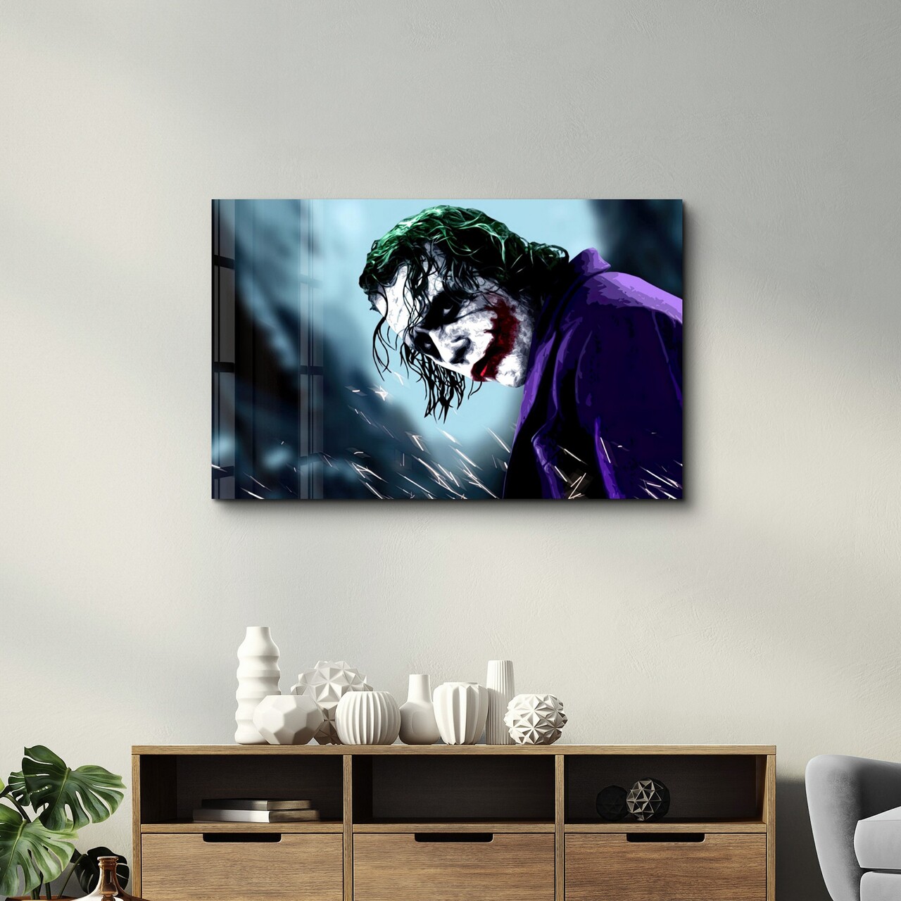 Tablou decorativ, OGLS-8040, Dimensiune: 35 x 55 cm, Multicolor - view 2