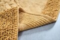 Set covorase de baie 2 piese, Alanur Home, COTTONKT000212, Bumbac, Galben mustar