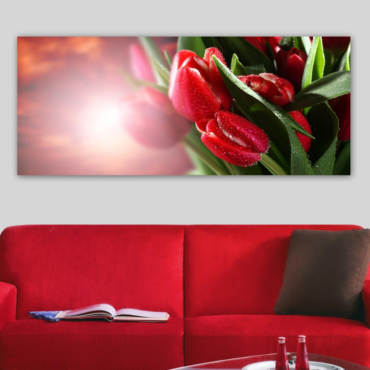 Tablou decorativ YTY83107504_50120 Cadru: 100% LEMN (grosime: 3 cm) Multicolor