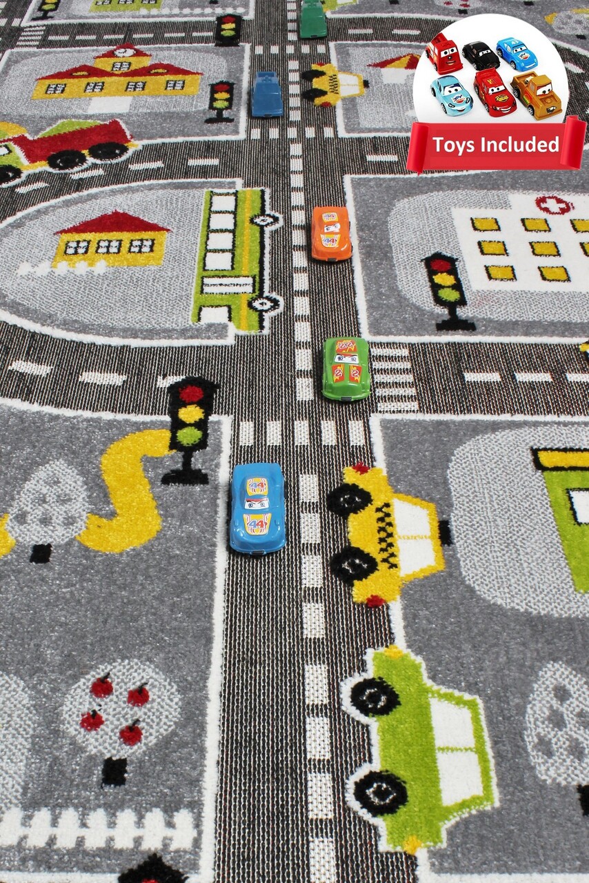 Covor (140 x 200), Trafik, 140x200 cm, Gri - view 6