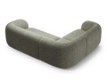 Coltar stanga 4 locuri, Kate, Micadoni, 252x220x76 cm, tesatura structurata, verde muschi melanj