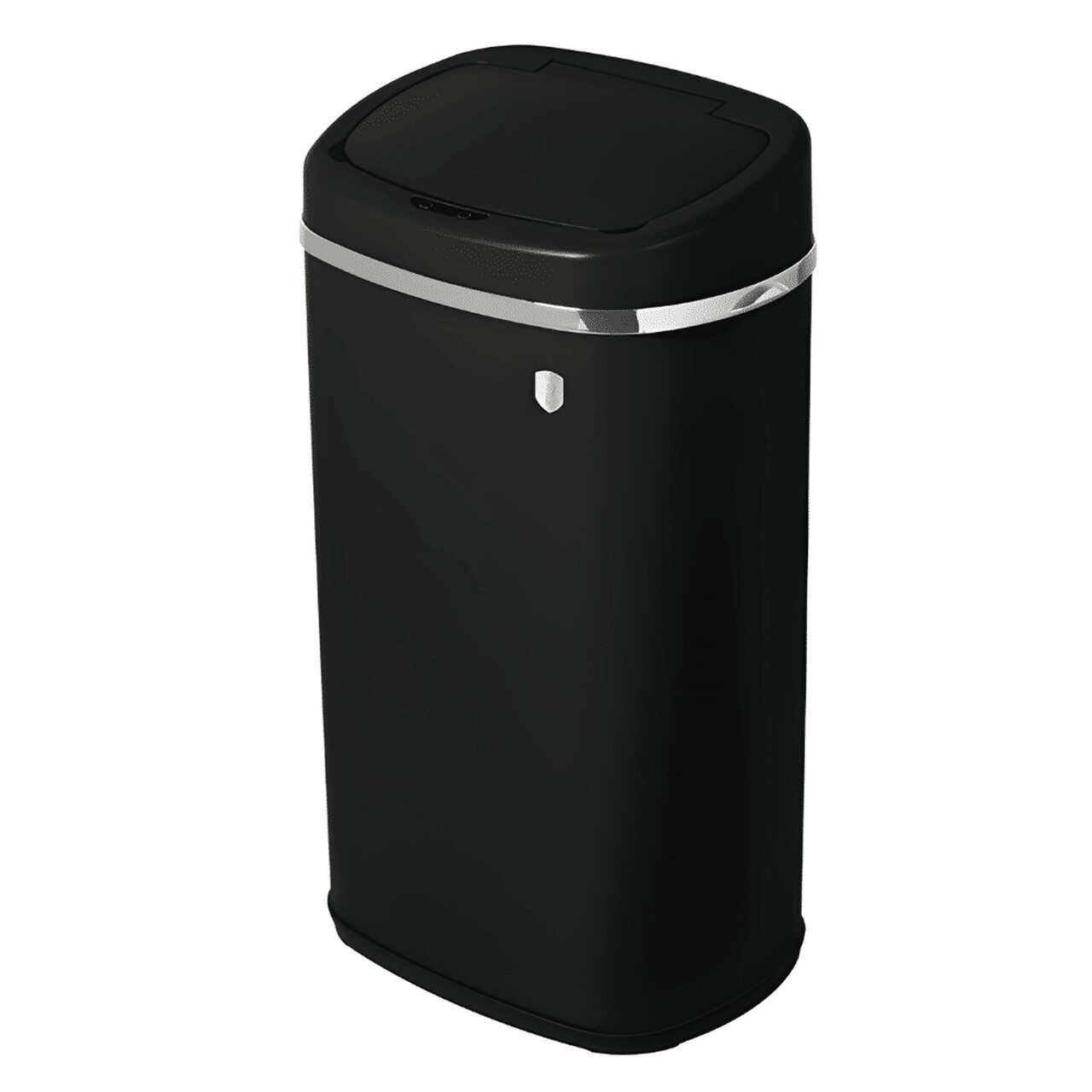 Cos de gunoi cu senzor Berlinger Haus, Matte Black, 39.5x28x67 cm, 58 L, fier, negru - imagine 2