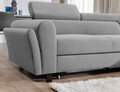 Coltar extensibil dreapta 4 locuri ELTAP, Mari-27, Mariall, 288x200x92 cm, lemn/poliester, gri