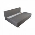 Canapea Extensibila Roma Grey 205x90x86 cm + lada de depozitare, gri