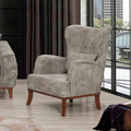 Fotoliu, Unique Design, 867UNQ1514, Lemn de carpen, Gri