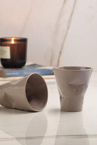 Set 3 cani de cafea Kutahya Porselen, CRH03KF0003, 120 ml, portelan