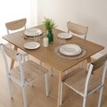 Masa Martha, Versa, 120 x 80 x 75 cm, MDF/lemn de fag, maro