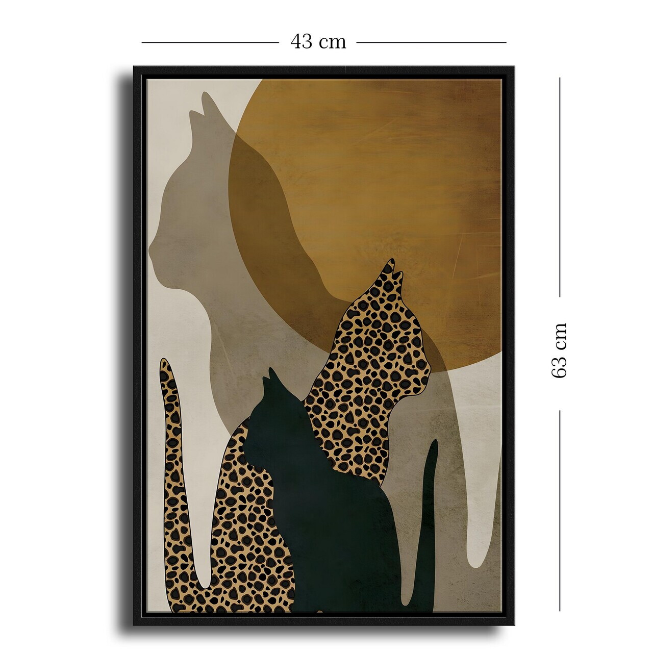Tablou decorativ, 4363Lcsyh-013, Cadru: PVC (Grosime: 5 cm), Multicolor — imaginea 5