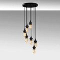 Lustra, Tatum, 584TTM1392, Metal, Negru