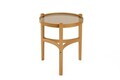 Set masute 2 piese, Hanah Home, Ren 2, LEMN MASIV DE STEJAR, Stejar