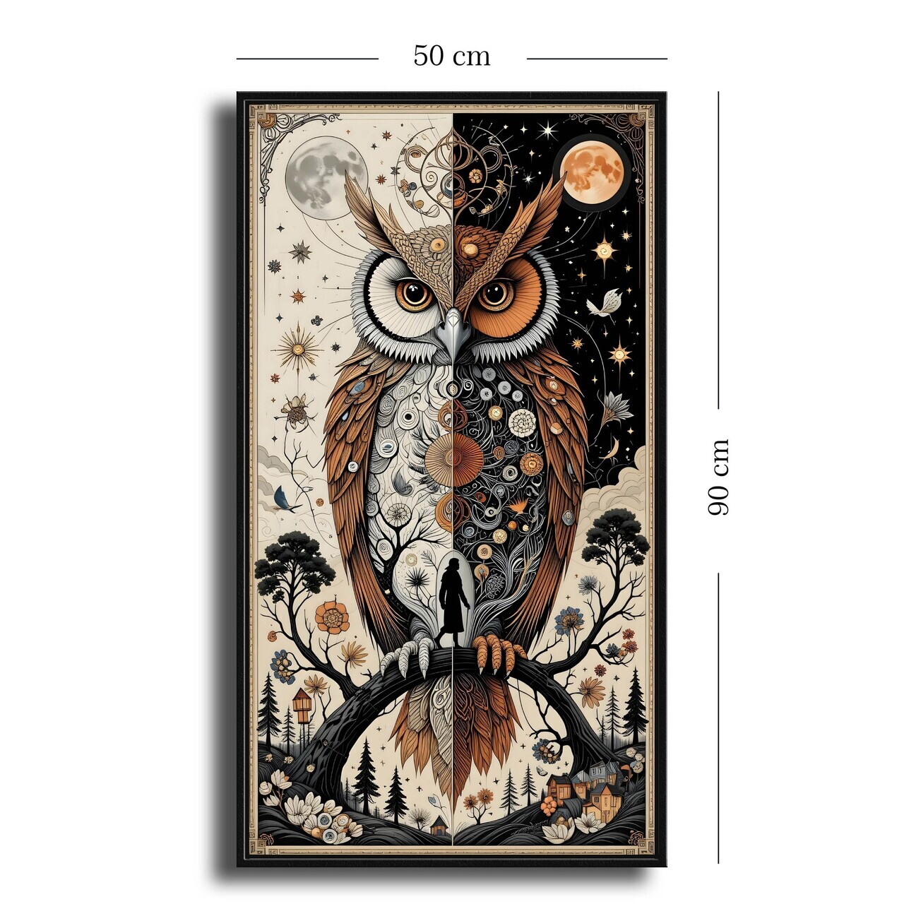 Tablou decorativ, 5090Lcsyh-003, Cadru: PVC (Grosime: 5 cm), Multicolor — imaginea 5