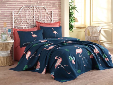 Set cuvertura pique dubla, Big Filamin, Eponj Home, Bumbac