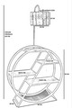 Lampadar, Luin, 534LUN4163, Metal, Multicolor