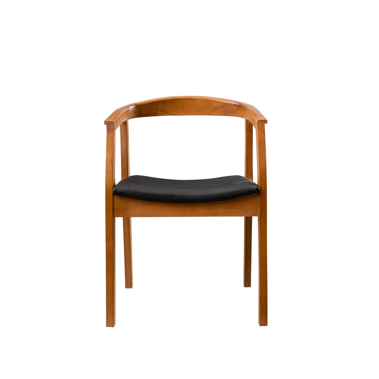Scaun, Fairfax, Albero44, 50x70x53 cm, Lemn masiv , Nuc / Negru - 1 | YEO