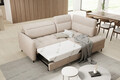 Coltar extensibil dreapta 3 locuri ELTAP, RT-18RAQ, Barea, 208x160x100 cm, lemn/poliester, bej