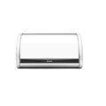 Cutie pentru paine, Brabantia, Roll Top Brilliant, 31.6x26.5x17.3 cm, otel, argintiu lucios