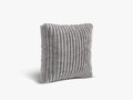 Perna decorativa, Martina-212, Micadoni Home, 55x55 cm, velur, gri deschis
