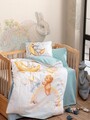 Lenjerie de pat pentru copii, Moon - Mint, Cotton Box, Bumbac Ranforce