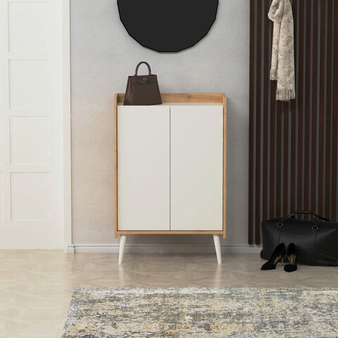 Pantofar, Lagomood, Ruby, 73.6x108x35 cm, Stejar alb Lagomood