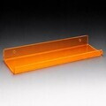 Raft de perete acrilic, Hanah Home, Vivid, 40x10x4 cm, Portocaliu