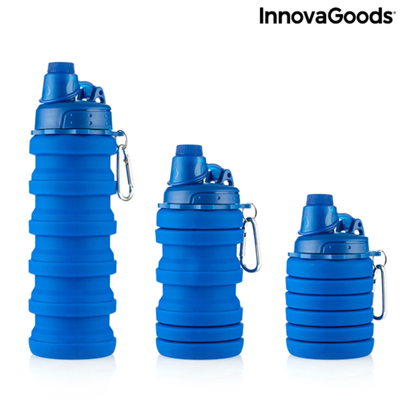 goose domain Walk around Sticla pliabila din silicon Bentle InnovaGoods, Ø 7x13-23 cm, 500 ml - mezoni.ro goose domain Walk around Sticla pliabila din silicon Bentle InnovaGoods, Ø 7x13-23 cm, 500 ml - mezoni.ro