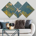 Set 4 tablouri decorative, 4MDF1572194062, MDF, Imprimat UV, Multicolor