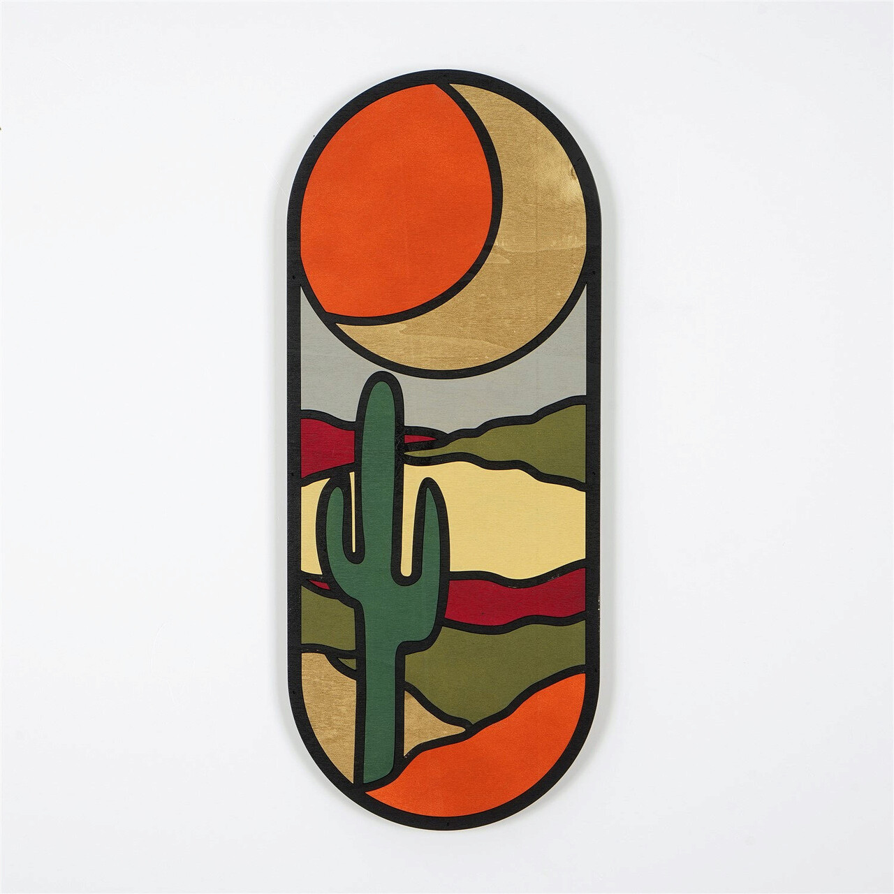 Decoratiune de perete, ART059, Dimensiune: 53 x 22 x 2 cm, Multicolor - view 4