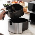 Friteuza cu aer fara ulei InnovaGoods, Fryinn Pro 5500, 1700 W,  5.5 L, negru/argintiu
