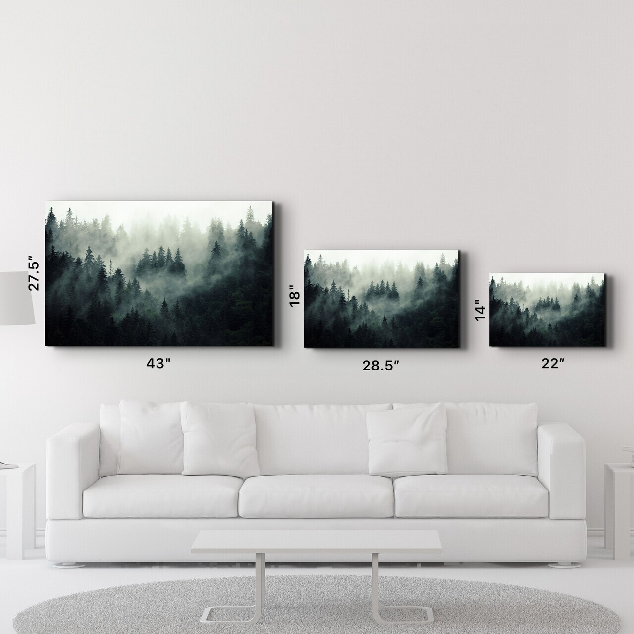 Tablou decorativ, CAM-4051, Dimensiuni: 46 x 72 cm, Multicolor — imaginea 6