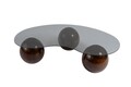 Masuta de cafea, Cerritos, Sphere, Nuc / Gri