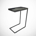 Masuta, Comforty, Callen, 46x62x26 cm, Alb/Negru