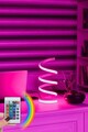 Lampa de masa, Curlux, 509CRL1113, Aluminiu, Multicolor
