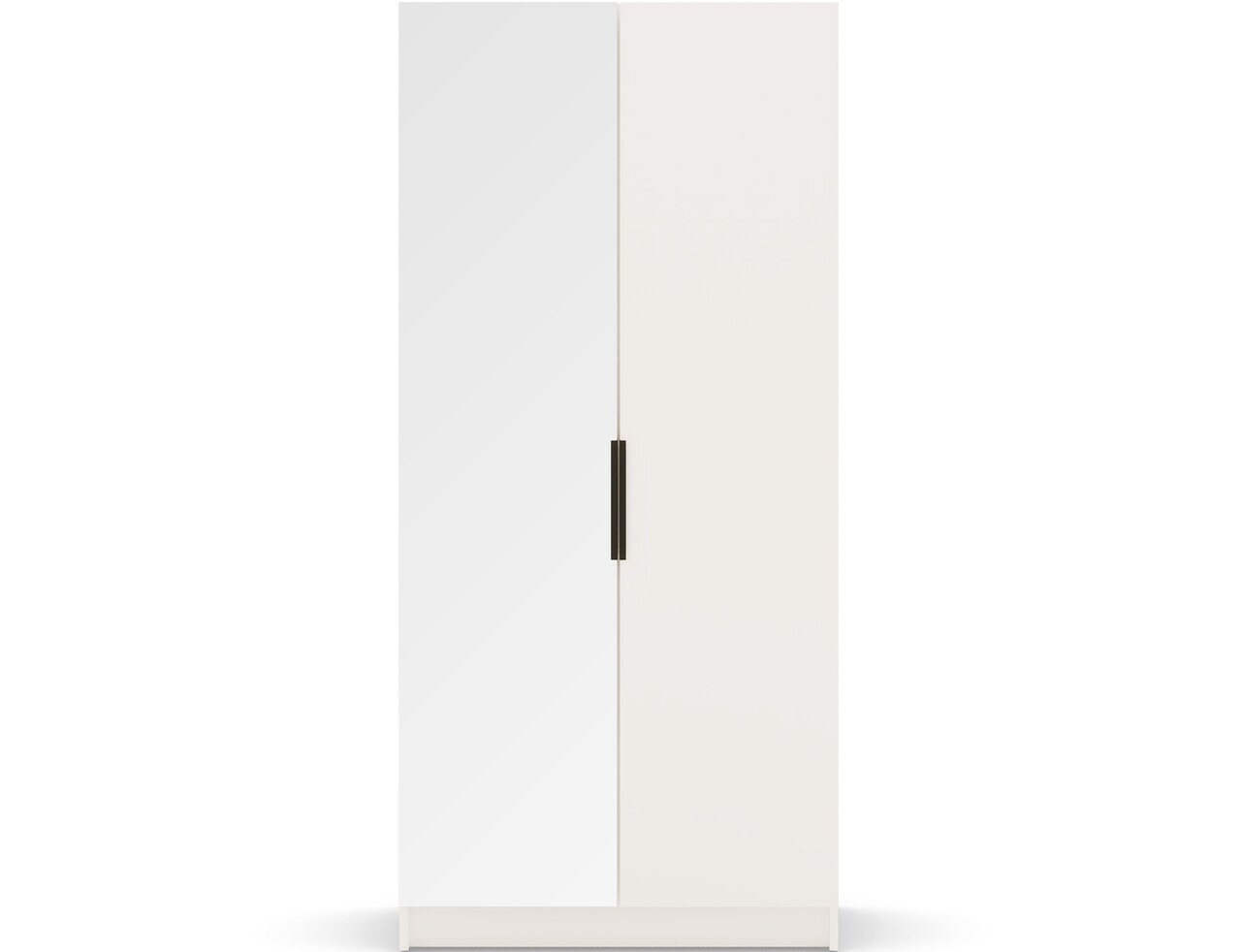 Dulap pentru haine cu oglinda ELTAP, WM1-SZA100, Mirtillo, 100x60x216 cm, PAL laminat, alb — imaginea 7