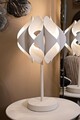 Lampa de masa Space, Mauro Ferretti, 1 x E27, 40W, 28x57 cm, fier, crem