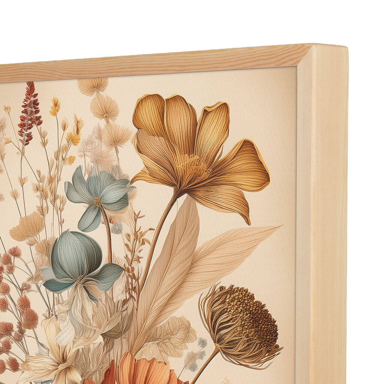 Tablou decorativ, Cc-D-Ah-1008 45 x 60, Canvas, Cadru: 100% LEMN (Grosime: 18 mm), Multicolor - view 3
