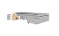 Coltar extensibil dreapta 3 locuri ELTAP, RT-18ROY, Fectory, 346x205x93 cm, lemn/poliester, bej deschis