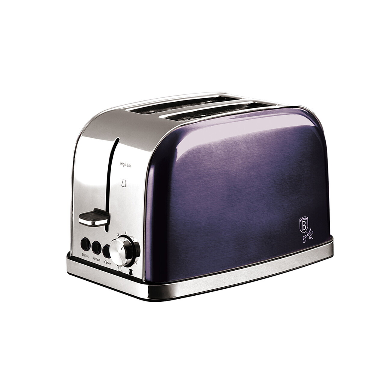 Prajitor de paine Berlinger Haus, Purple Eclipse, 29x18x18.5 cm, inox, mov/argintiu - imagine 4